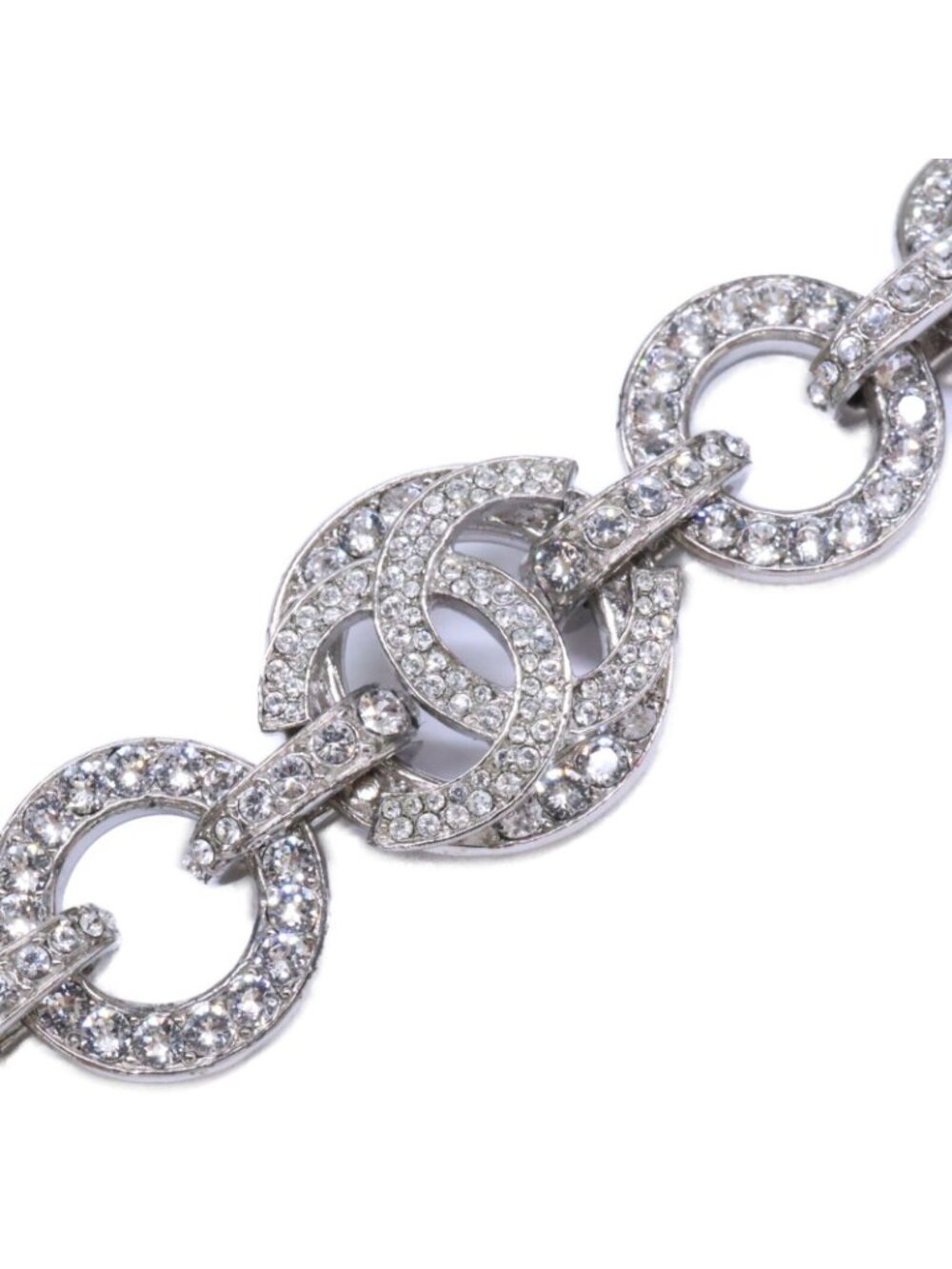 Chanel Rhinestone CC Logo Chain - Picture 5 of 10